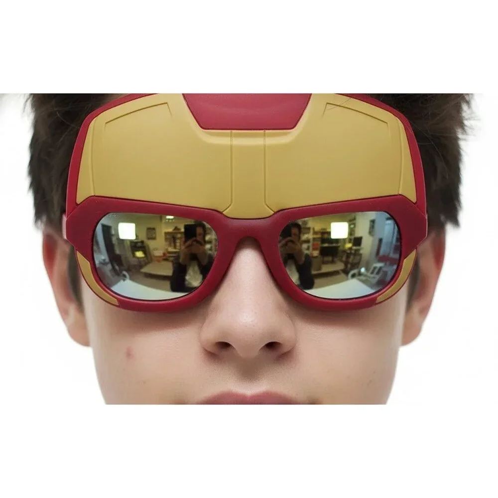 Marvel IRON MAN Shatter Resistant 100% UV Protection Avenger SHADES (14+) NWT